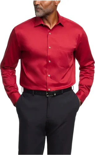 Vista 11 de Van Heusen Camisa de vestir para hombre, ajuste regular, cuello flexible, elástica, sin arrugas