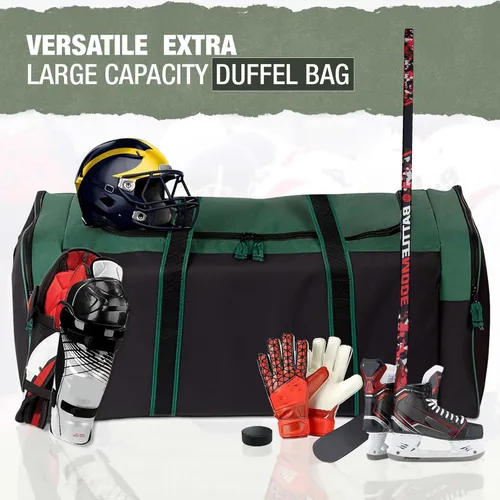 Vista 6 de Jetstream Bolsa de viaje resistente con múltiples bolsillos y duradera, para gimnasio, para viajes, talla única