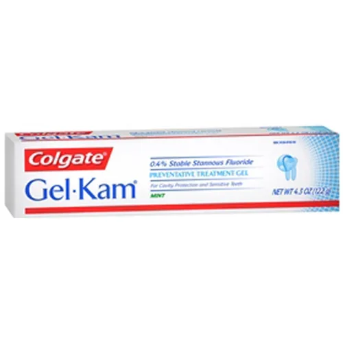 Vista 2 de Gel-Kam Flouride Gel de tratamiento preventivo, sabor a frutas y bayas, 4.3 onzas