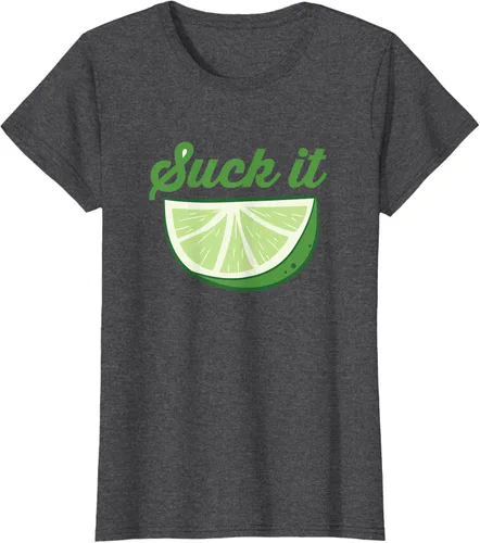 Vista 6 de Funny Lime Suck It Cinco De Mayo Citrus Sour Lime Camiseta, Blanco, S