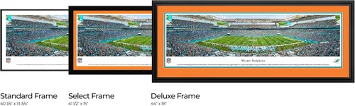 Vista 4 de Miami Dolphins - 50 yardas en el estadio Hard Rock - Panoramas de Blakeway NFL Posters