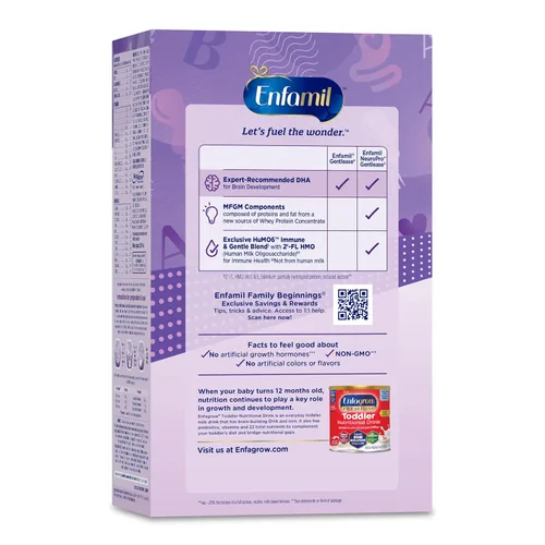 Vista 9 de Enfamil NeuroPro Gentlease Baby Formula for Easing Fussiness, 35.2 Oz