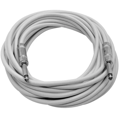 Vista 34 de Seismic Audio Cables para altavoces de guitarra, cables de guitarra TS de ¼”, negros, 2 pies