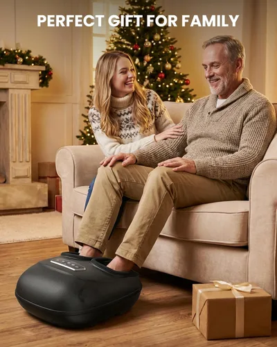 Vista 8 de CILI Masajeador de Pies con Calor, Máquina de Masaje Shiatsu para Pies 2025 para Alivio del Dolor de Fascitis Plantar y Neuropatía, Masajeador