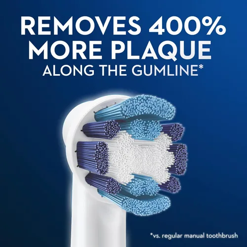 Vista 6 de Oral-B Precision Clean X-Filament - Cabezales de cepillo de dientes eléctrico de repuesto para eliminación avanzada de placa, compatible con Oral-B