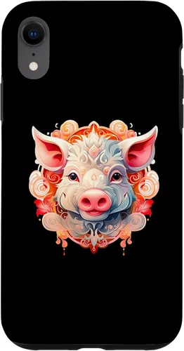 Vista 8 de Funda para iPhone 15 Año Nuevo Chino 2031 Año del Cerdo