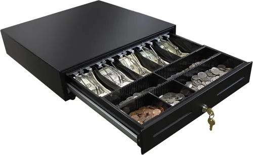Vista 6 de Adesso Cajón de efectivo POS de 13" con bandeja extraíble MRP-13CD