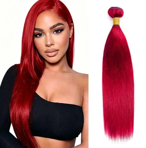 Vista 16 de P1B/99J - Paquetes de cabello humano ondulado de 12 pulgadas P1B/99J Negro Mezclado Con Borgoña BD