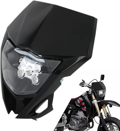 Vista 10 de AnXin - Faro delantero para motocicleta LED universal para YZ125 YZ250 TTR230 YZ250F YZ450F DRZ400 WR250F WR450F, la mayoría de las motocicletas