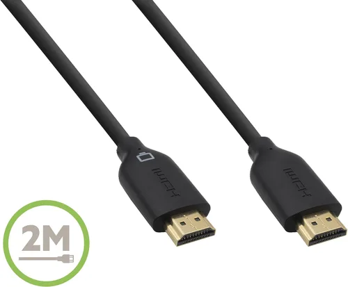 Vista 2 de Belkin Cable HDMI A/V para dispositivo de audio/video - 2 M - HDMI Digital Audio/Video - Chapado en Oro