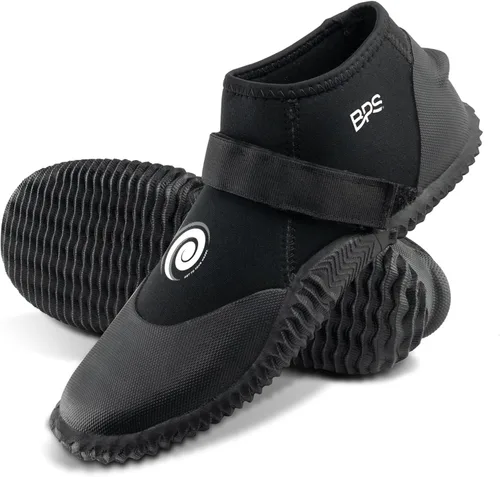 Vista 6 de BPS Botas de Buceo con Suela de Goma Antideslizante para Deportes Acuáticos 3mm 5mm 7mm Botas de Neopreno para Buceo, Esnórquel, Surf, Rafting
