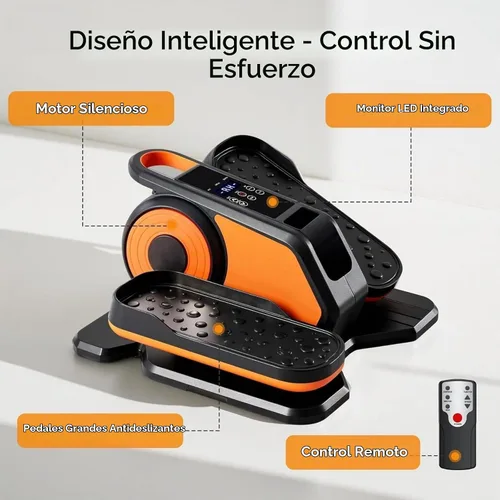 Vista 5 de Máquina elíptica debajo del escritorio con control remoto