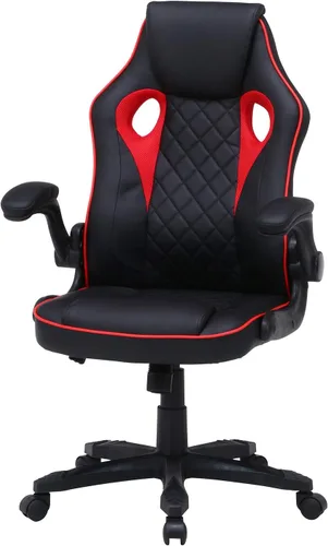 Vista 3 de Fuji Boeki 15507 - Silla de juegos, silla de oficina, 25.8 pulgadas de ancho x 24.8 pulgadas de profundidad x 40.6 - 43.7 pulgadas