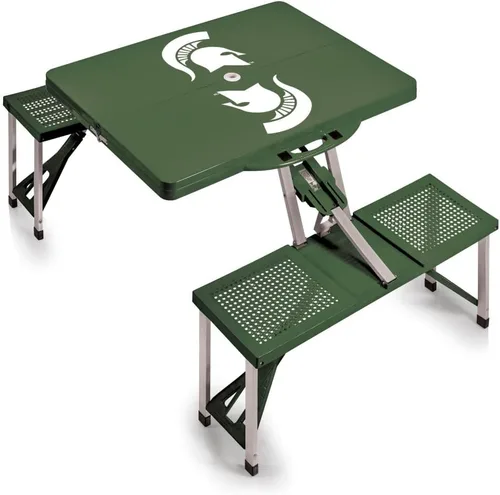 Vista 51 de PICNIC TIME NCAA North Carolina Tar Heels Folding Picnic Table - Camping Table - Outdoor Table with Umbrella Hole