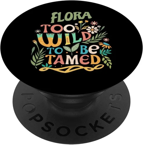 Vista 6 de FLORA Nombre lindo retro niñas Wildflower FLORA nombre PopSockets MagSafe PopGrip para iPhone