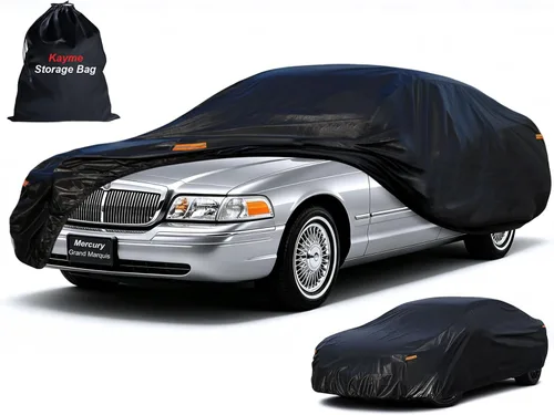 Vista 92 de Kayme Cubierta de auto SUV de 7 capas ajuste personalizado para BMW X1 (2009-2025), impermeable, para todo tipo de clima, para automóviles, cubierta