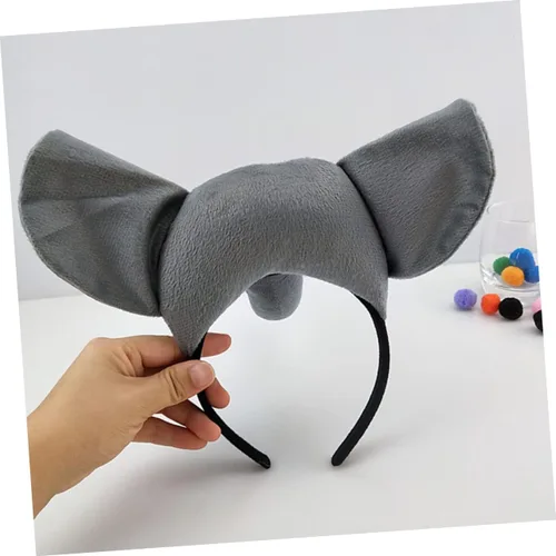 Vista 7 de HOLIDYOYO 5pcs Set Headband Adult Costumes Costumes Cosplay Accessories Animal Ears Headband Elephant Costume Elephant Ears Headband Cartoon