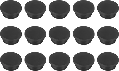 Vista 111 de MECCANIXITY - Tapones de silicona en forma de T (26mm, 1 pulgada de diámetro), color negro