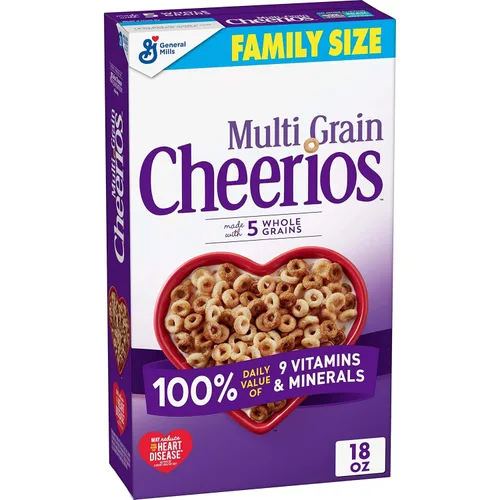 Vista 31 de Cheerios Cereal de desayuno sin gluten de avena integral, bolsa de 2.2 onzas (paquete de 5)