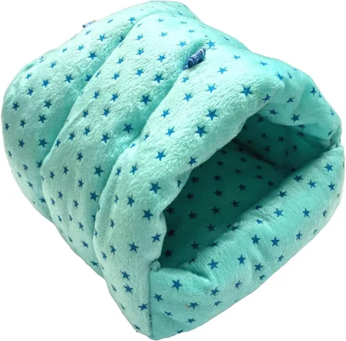 Vista 8 de WOWOWMEOW - Cama para cobayo, hámster, animales pequeños, cama con forma de cueva para colgar