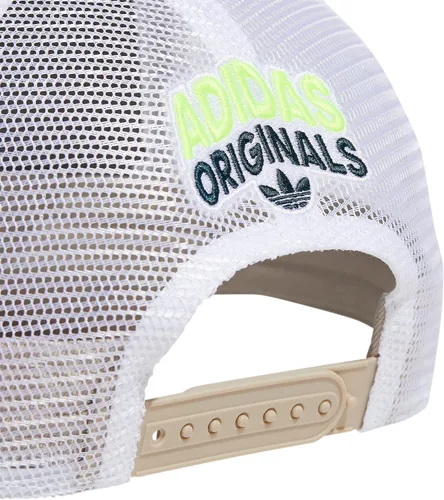 Vista 3 de adidas Originals Gorra de camionero ajustable con cierre frontal de espuma