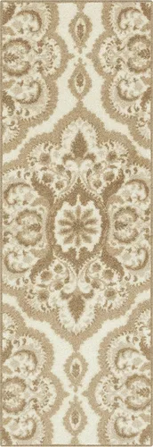 Vista 24 de Maples Rugs Vivian Medallion - Alfombra de área, fabricada en Estados Unidos, lavable, antideslizante, alfombra de interior para cocina, entrada