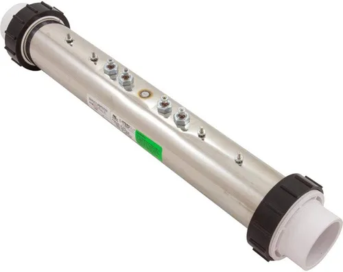 Vista 2 de Hydro-Quip Ultimate Heater, flujo a través, elemento dual 11 Kw, 3 pulgadas x 19.250 pulgadas. 26-0054-K