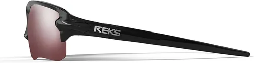 Vista 3 de REKS Gafas de sol polarizadas Trivex Color Boosting con espejo verde espuma de mar