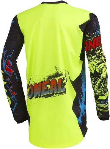 Vista 3 de O'Neal Element Camiseta Juvenil Villian Amarillo