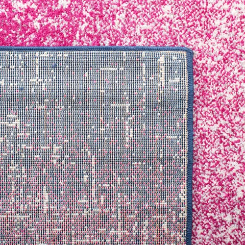 Vista 7 de SAFAVIEH Madison Collection - Alfombra de pasillo, 2 pies 3 pulgadas x 8 pies, color fucsia y azul marino, diseño de rayas bohemio, no desprende