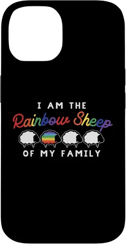 Vista 4 de iPhone 16 Soy Rainbow Ovejas De Mi Familia LGBT Gay Lesbianas Orgullo Caso