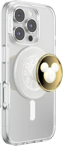 Vista 20 de PopSockets Agarre adhesivo para teléfono, soporte, soporte para teléfono, Disney - Mickey Cobweb