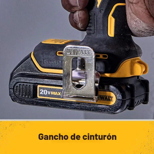 Vista 5 de DEWALT Destornillador de impacto ATOMIC 20V MAX*, inalámbrico, compacto, 1/4 pulgadas, solo herramienta (DCF809B)