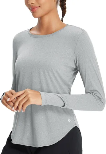 Vista 19 de BALEAF - Camisetas de sol de manga larga para mujer, con FPU 50+, para senderismo, ligeras, de secado rápido, protección contra rayos ultravioleta