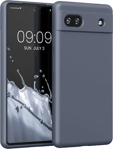 Vista 125 de kwmobile Funda Compatible con Google Pixel 6 Pro - Funda de Teléfono de Silicona TPU con Acabado Suave - Azul Caribe