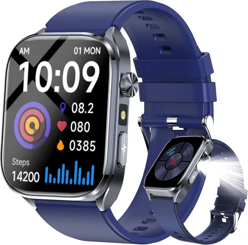 Vista 10 de Reloj inteligente avanzado de salud para mujeres y hombres con monitoreo en tiempo real de la frecuencia cardíaca, calidad del sueño y niveles
