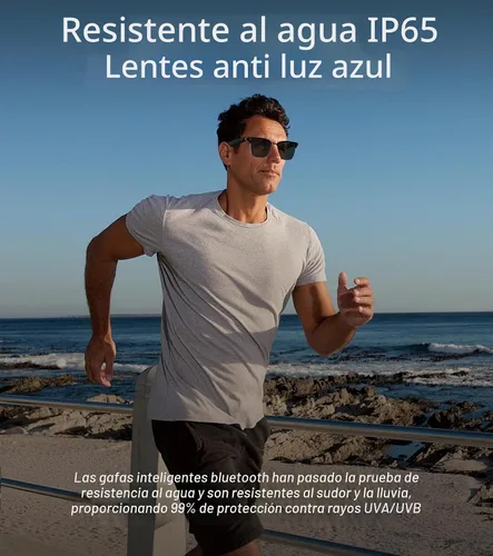 Vista 7 de Gafas de sol inteligentes, gafas Bluetooth 5.4 para hombres y mujeres
