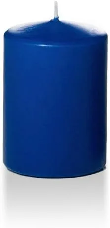 Vista 89 de yummi Caja de 12 velas redondas blancas de 3" x 4
