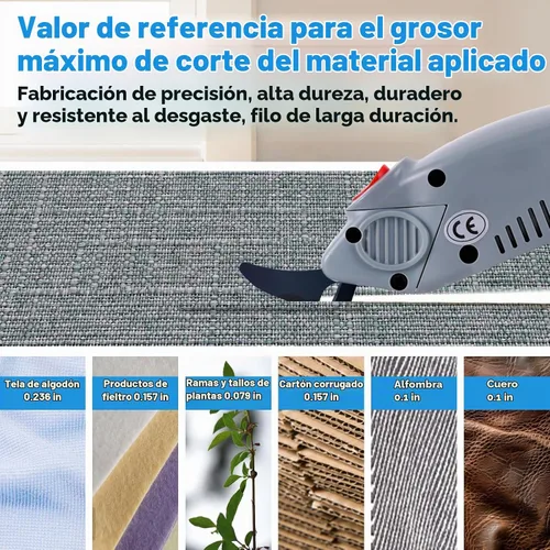Vista 6 de MXBAOHENG Cabezal de corte de hoja afilada para tijeras eléctricas de tela Wbt-1 (modelo A)