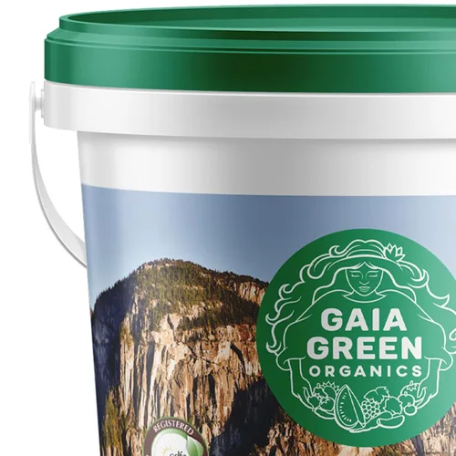 Vista 2 de Gaia Green Polvo de roca de basalto, 4.4 lbs