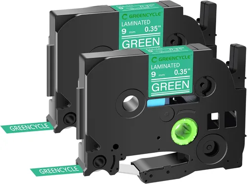 Vista 28 de GREENCYCLE Cinta para etiquetadora Brother P-Touch TZe-831 TZ-831 de 0.472 in 0.47 laminada TZe TZ Gold Tape para PT-D210 PT-D600 PT-H110 PT-1230, 2