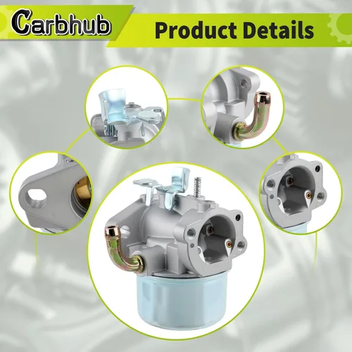 Vista 6 de Carbhub 591299 698810 Carburador Compatible con 591299 798650 698474 791991 790182 698857 698478 694174 690046 693751 Carburador para cortacésped