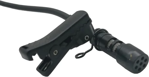 Vista 5 de 2 piezas de plástico ABS Lavalier micrófono clip de corbata para S Ony UWP para Sennheiser para S aramonic para Shure para Boya Ring Lavalier