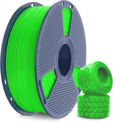 Vista 20 de SUNLU Filamento de TPU de 0.07 in, (22 lbs, 10 paquetes, 95a TPU)