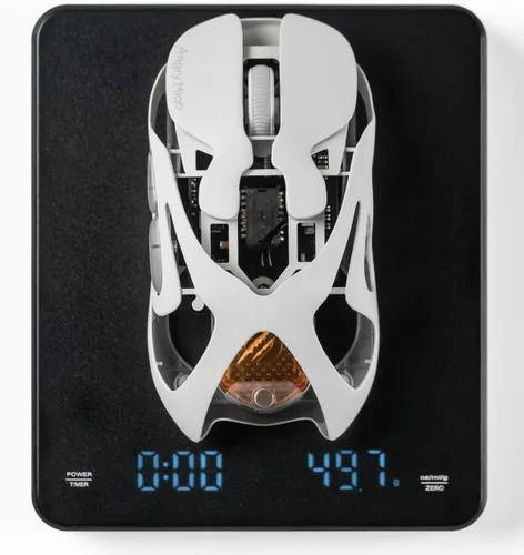 Vista 2 de Angry miao AM Infinity Mouse Dual 8K Polling 1.2s Batería intercambiable en caliente, inalámbrico programable para juegos, diseño ultraligero