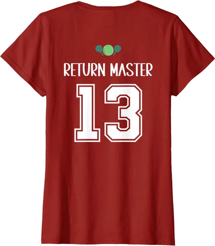 Vista 55 de Camiseta divertida del grupo de tenis de pádel para el equipo de pádel