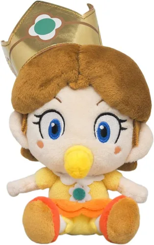 Vista 2 de Little Buddy 1728 Super Mario All Star Collection Baby Daisy - Peluche de 6 pulgadas