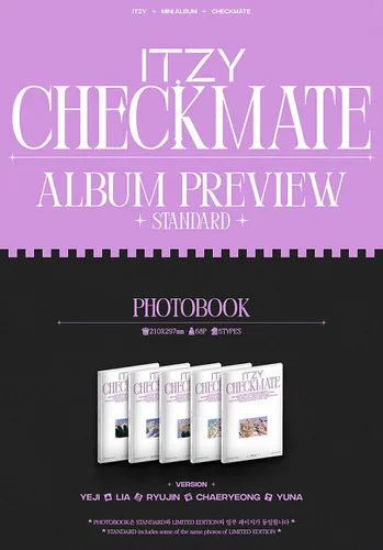 Vista 2 de ITZY - CHECKMATE Standard Edition CHAERYEONG Cover incl Pre-Order Benefit Extra Photocards