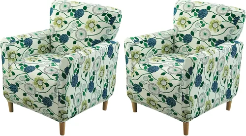 Vista 30 de FUANGUI Funda para Sillón de Banquete con Brazos Fundas para Sillas Elásticas Funda para Sillón Club Funda Suave para Sillón Sofá Cubiertas