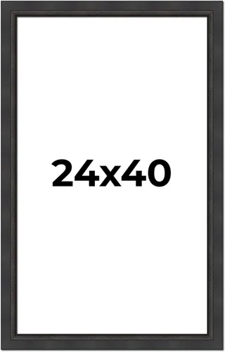 Vista 261 de Poster Palooza Marco de 5 x 5 pulgadas, color negro, cuerda biselada, marco de madera maciza, ancho de moldeo de 2 pulgadas, con plexiglás acrílico